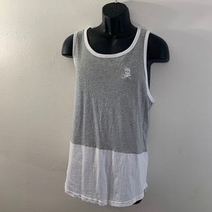 Skull & Crossbones Tank Top Large Made by Launder